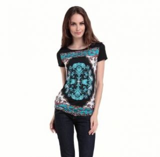 Qp Women's Cultivate One's Morality Printed T shirt at  Womens Clothing store: Fashion T Shirts