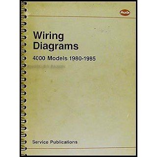 1980 1985 4000 and Audi Coupe Wiring Diagram Manual Original: Audi: Books