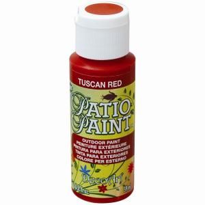 DecoArt Patio Paint 2 oz. Tuscan Red Acrylic Paint DCP65 3