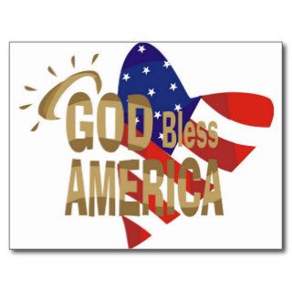 God Bless America Post Cards