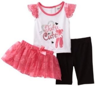 Little Lass Baby girls Infant 3 Piece Tutu Cute Set, Assorted, 18 Months: Clothing