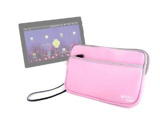 DURAGADGET Pink Water And Shock Resistant Neoprene Carry Case For EasyPix EasyPad 710, Hello Kitty 7 Inch Capacitive Tablet And DisGo Tablet 7000: Computers & Accessories