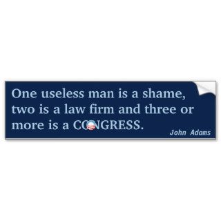 Congress (John Adams) Bumper Sticker