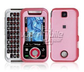VMG Baby Pink Premium "Rubberized" Hard 2 Pc Plastic Snap On Case + Car Charg: Cell Phones & Accessories