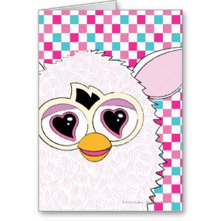 Yeti White Furby Greeting Card