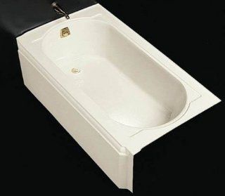 Memoirs Collection 60" Three Wall Alcove Cast Iron Three Wall Alcove Soaking Bath Tub with Left Hand Drain:   Recessed Bathtubs  