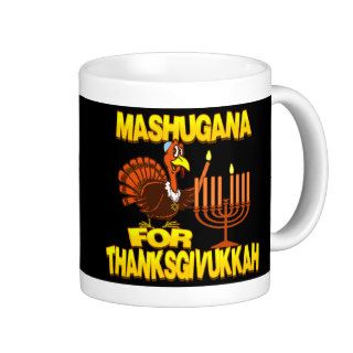 Mashugana For Thanksgivukkah Turkey Menorah Mug