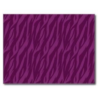 DIY Purple Zebra Background Color Design Your Own Postcard