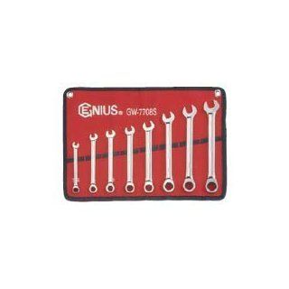 Genius Tools (GW 7708S) 8 Piece SAE Combination Ratcheting Wrench Set: Industrial & Scientific