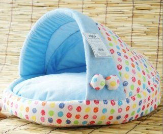 Pretty Blue Soft Pet Dog Cat Bed House Medium Good Quality From Thailand : Colorfulhouse : Pet Supplies
