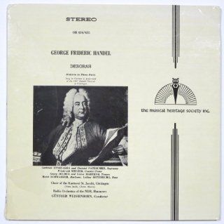 George Frideric Handel: Deborah / Gertraut Stoklassa, Christel MHS 434/435: Music