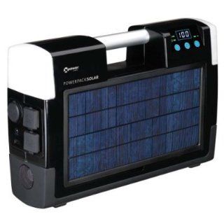 Portable Solar Powerpack Charger with Battery and AC Inverter 