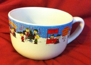 UFS Peanuts Snoopy, Merry Christmas Coffee Mug / Soup Bowl, Charlie Brown  
