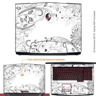 Matte Protective Decal Skin Sticker (Matte finish) for Alienware M17X with 17.3in Screen (view IDENTIFY image for correct model) case cover Matte_09 M17X 456: Computers & Accessories