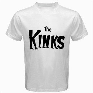 The Kinks Band Music White Color T Shirt Logo I : Sporting Goods : Sports & Outdoors