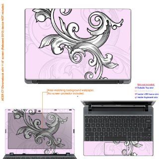 Decalrus   Decal Skin Sticker for Acer Chromebook C7 with 11.6" screen (IMPORTANT read Compare your laptop to IDENTIFY image on this listing for correct model) case cover acerC7 467 Electronics