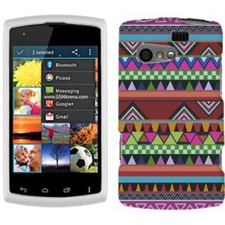 Kyocera Rise Aztec Andes Tribal Pattern on Black Phone Case Cover Cell Phones & Accessories