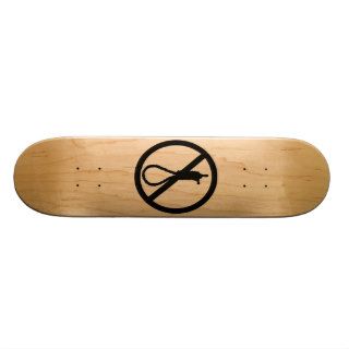 No Capital Punishment Sign Skateboard