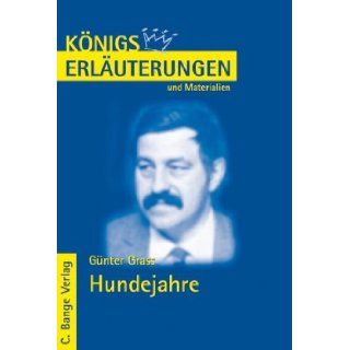 Knigs Erluterungen und Materialien, Bd.442, Hundejahre: Günter Grass: 9783804418271: Books