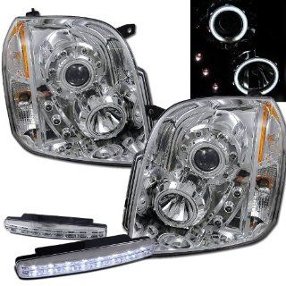 Gmc Yukon Xl 1500 2500 Halo Projector Headlights + 8 Led Fog Bumper Light Automotive