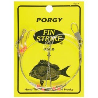 Fin Strike 460 2 Porgy Rigs w/Red : Fishing Bait Rigs : Sports & Outdoors