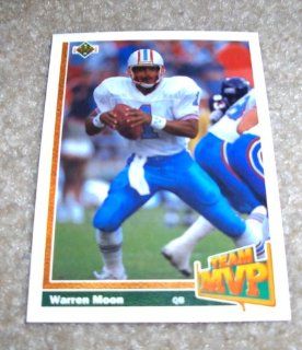 1991 Upper Deck Warren Moon # 460 NFL Football Team MVP Card: Everything Else