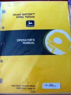 John Deere Diesel Gator Utility Vehicle Operators Manual: Everything Else