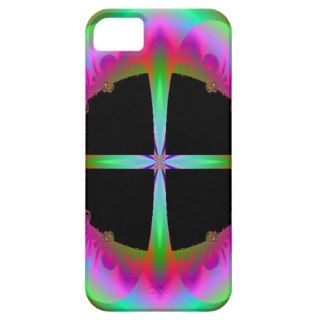 Neon Fractal Barely There iPhone 5/5S Case