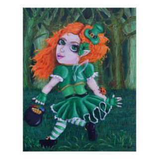 Keira the St. Patrick's Fairy Poster