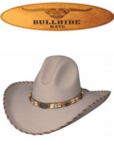 Bullhide Hats Western Felts Sandstone Cliff 0545BC Buckskin at  Womens Clothing store: Cowboy Hats