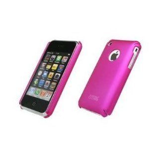 Premium Hot Pink Rubberized Snap Slide On Back Cover Case Protector for Apple iPhone 3G 8GB 16GB / 3G S 16GB 32GB [EMPIRE Brand]: Cell Phones & Accessories