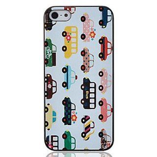 Colorfull Buses Pattern Hard Case for iPhone5 : Cell Phone Carrying Cases : Sports & Outdoors