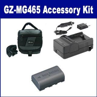 JVC Everio GZ MG465 Camcorder Accessory Kit includes: SDM 180 Charger, SDC 27 Case, SDBNVF808 Battery : Camera & Photo