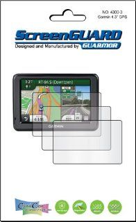 3x Garmin nuvi 465 465T 465LT 465LM 465LMT T LT LM LMT 4.3" GPS Premium Clear LCD Screen Protector Cover Guard Shield Protective Film Kits (Package by GUARMOR): GPS & Navigation
