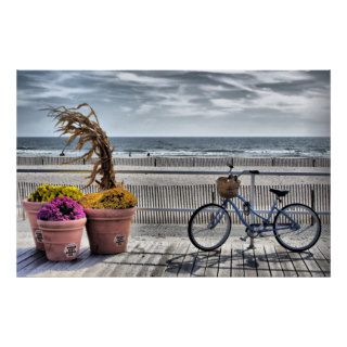 Jersey Shore Boardwalk   HDR Print