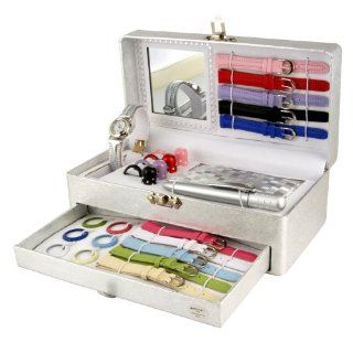 Tween DD466 Interchangeable Strap and Bezel Silver Watch Gift Set with Pen and Wallet: Watches