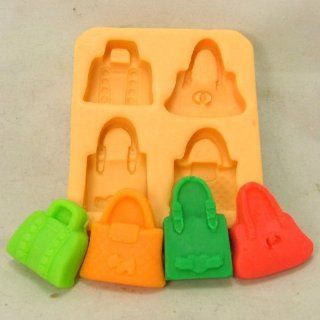3D Purses Silicone Chocolate Candy or Soap Mold: Kitchen & Dining