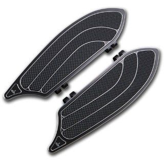 Carl Brouhard FB 0001 B Black Elite Floorboards For Harley Davidson FL: Automotive