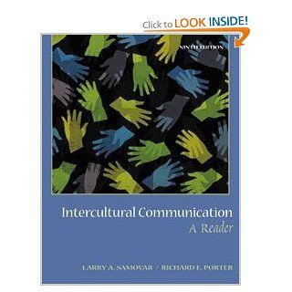 Intercultural Communication A Reader (9780534562410) Larry A. Samovar, Richard E. Porter Books
