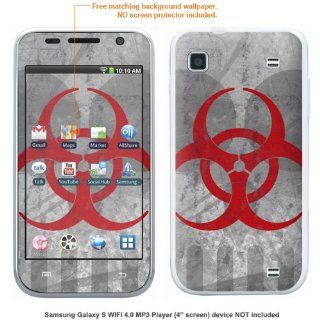 Protective Decal Skin Sticke for Samsung Galaxy S WIFI Player 4.0 Media player case cover GLXYsPLYER_4 473: Cell Phones & Accessories