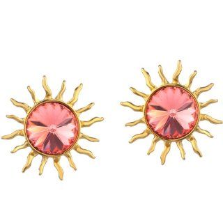 Neoglory Vintage Jewelry Fashion Red Earrings for Women Designer Ear Wear Gift: Stud Earrings: Jewelry