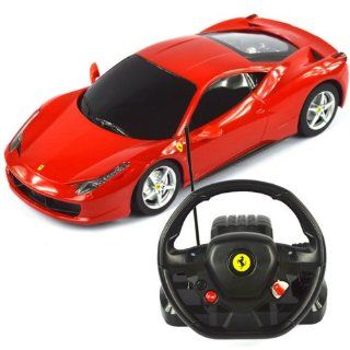 1:18 Scale Ferrari 458 Italia Model RC Car With Steering controller (COLOR MAY VARY): Toys & Games