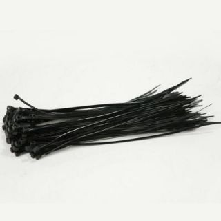 BOEN 11 in. Black Nylon Cable Ties (500 Pieces) ZT 0011