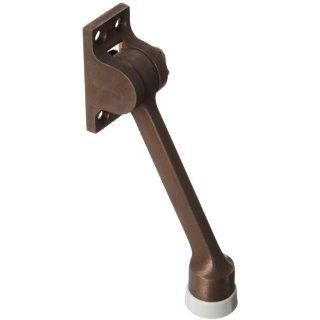 Rockwood 461L.10B Bronze Kick Down Door Stop, #8 X 3/4" OH SMS Fastener, 4 5/8" Projection, 2 1/4" Base Width x 1 1/4" Base Length, Satin Oxidized Oil Rubbed Finish: Industrial & Scientific
