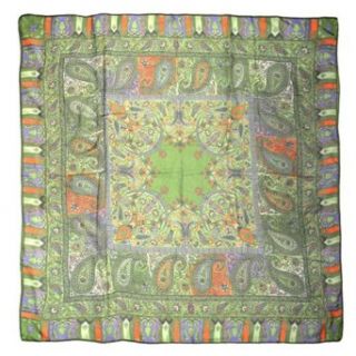 Women's Green paisley print Scarf SCARF 031 at  Womens Clothing store