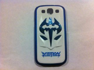 WHITE BLUE Batman 3D Hard Back Case Cover for Samsung Galaxy S3. i9300: Cell Phones & Accessories