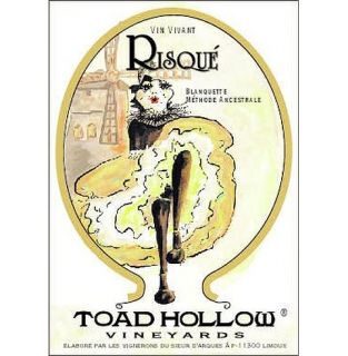 Toad Hollow Risque Methode Ancestrale Sparkling Wine NV 750ml: Wine