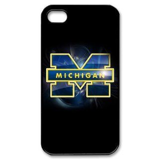 Best Iphone Case NCAA Michigan Wolverines Iphone 4 4s Case Cover Top Iphone Case Show: Cell Phones & Accessories