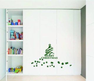 Large  Easy instant decoration wall sticker wall mural  Merry Christmas tree   Home Decor Products