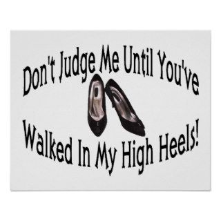 Walk In My High Heels Poster